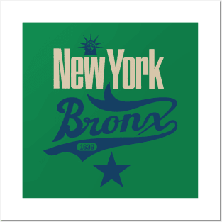 New York Bronx - New York Bronx Schriftzug - Bronx Logo Posters and Art